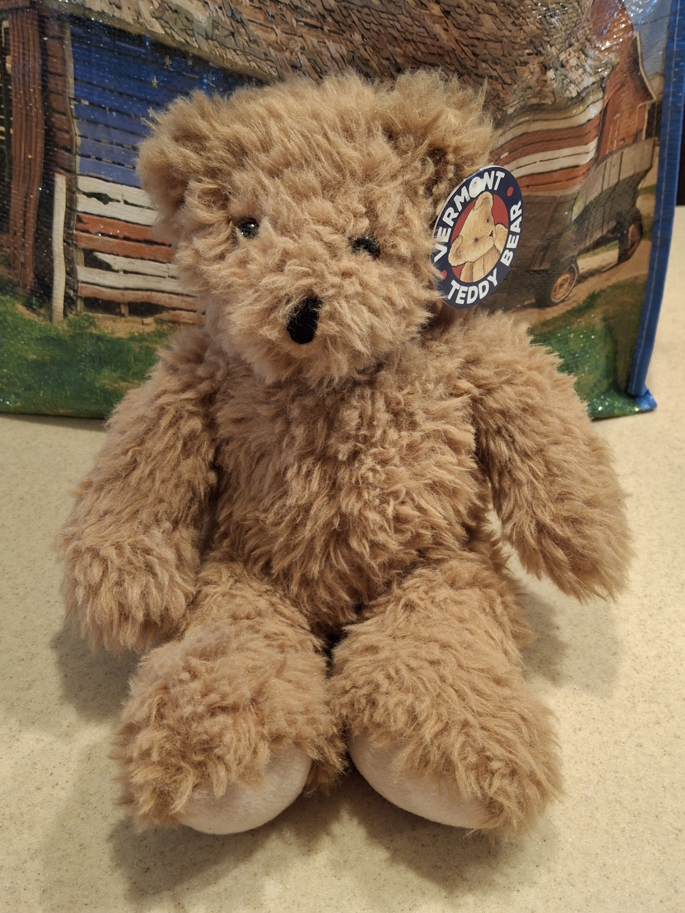 Vermont Teddy Bear Plush - Soft Tan Brown Teddy